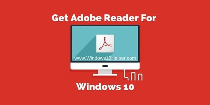 free adobe reader for windows 10 pdf